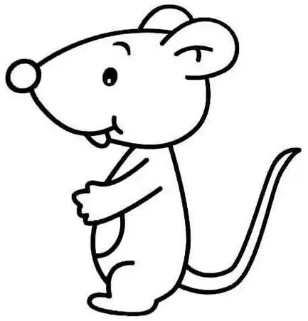 儿童涂色简笔画动物篇-a4打印-14个(1页)