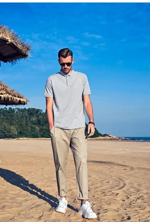 英爵伦时尚休闲男装polo衫短袖纯棉青年夏季上衣帅气翻领潮牌半袖