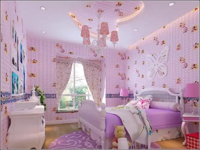 180平米粉色房间法式风格装修效果图