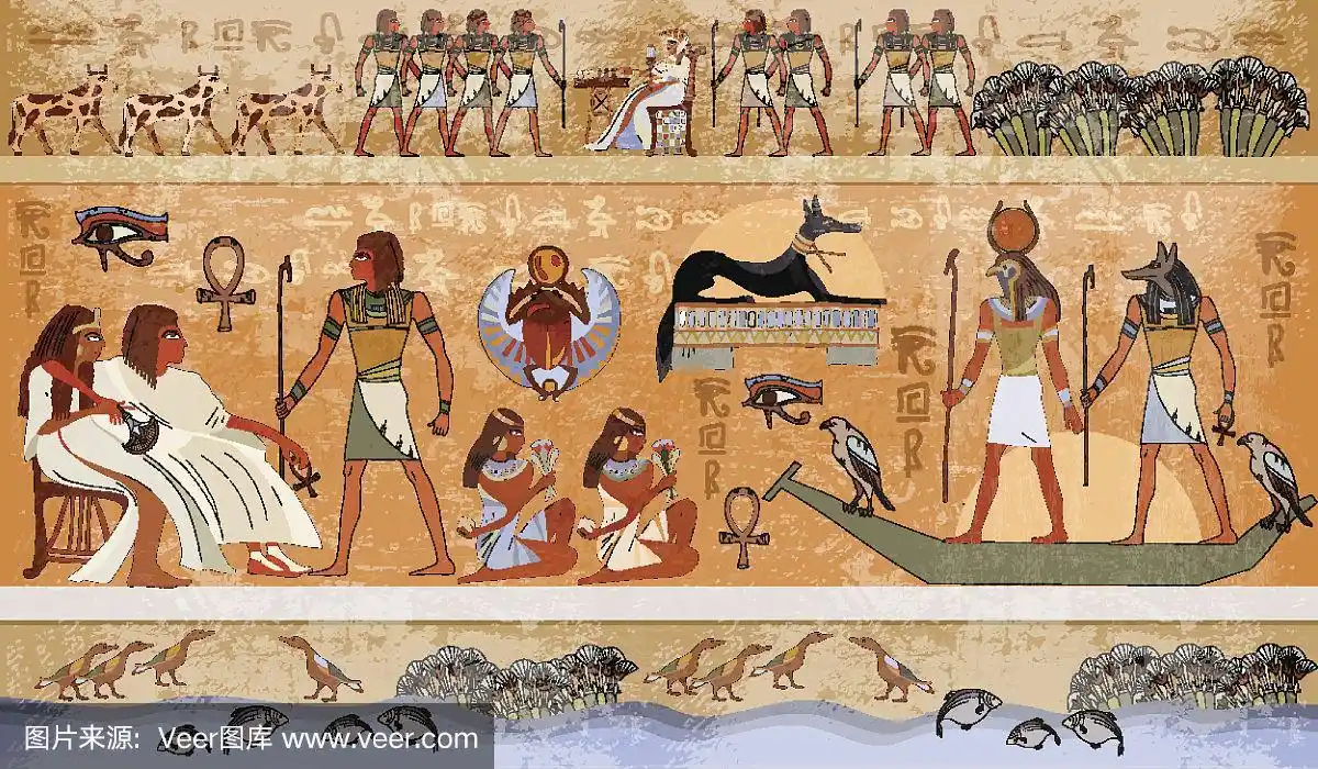 法老,古埃及文明,神话,埃及神像,远古的