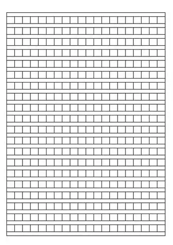 a4作文稿纸模板