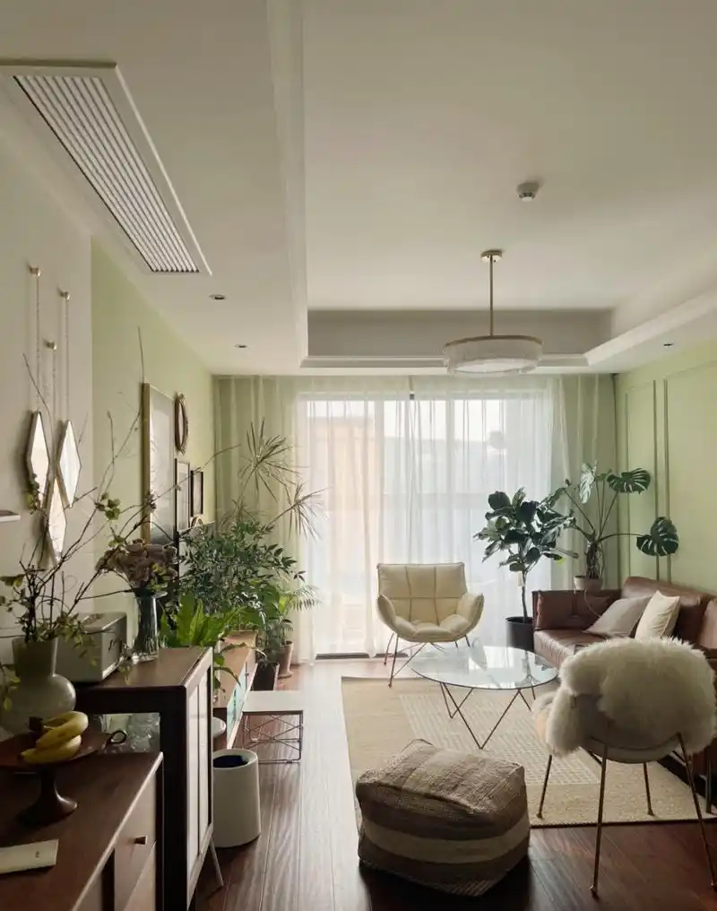 有一种冷淡风叫薄荷绿 它是属于夏季仙女们的颜色 闺蜜家的装修是不是