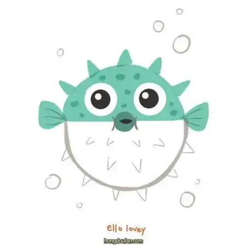 奇妙生物刺豚要如何画带刺的圆滚滚的鼓起来的刺豚简笔画大全