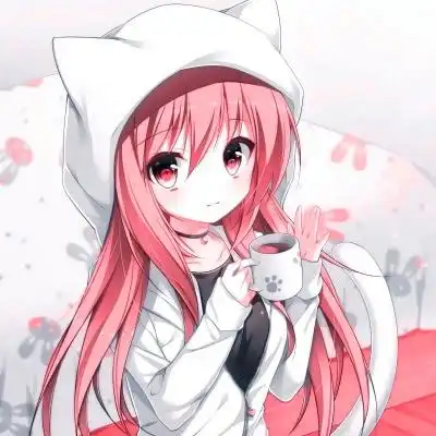 卡通女生头像仙气可爱呆萌图片