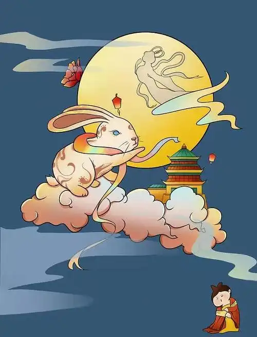 十二生肖·兔和十二生肖·龙|插画|商业插画|穆枫枫