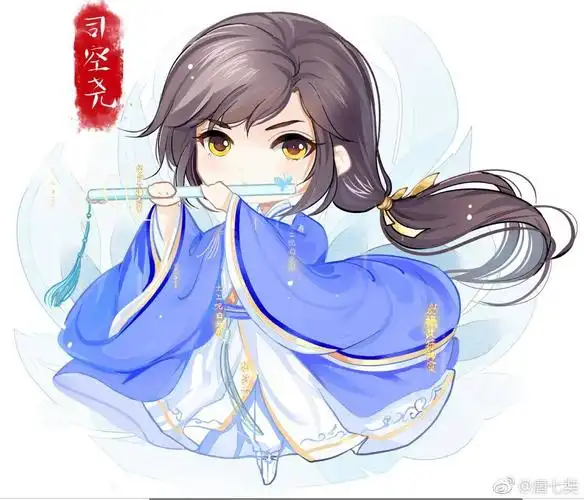 「古风q版」唐七奘 绘