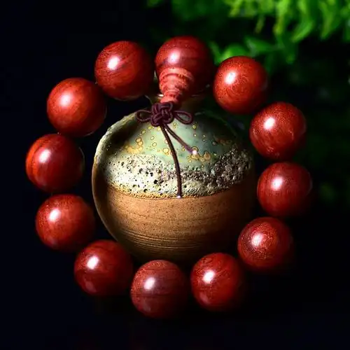 天然尼泊尔小叶紫檀 佛珠手串