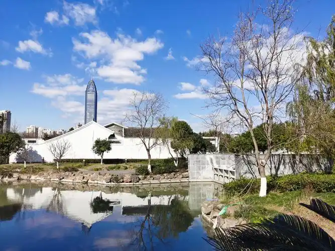 游白鹿洲公园 寻访瓯越文化之魂(2020.1.12.摄于温州白鹿洲公园.