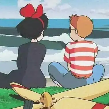 6组宫崎骏动画电影情侣头像波妞和宗介情侣头像