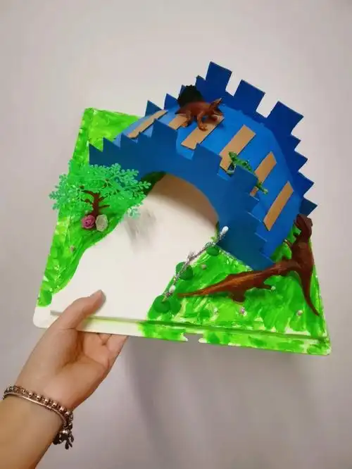 大班幼儿手工制作桥
