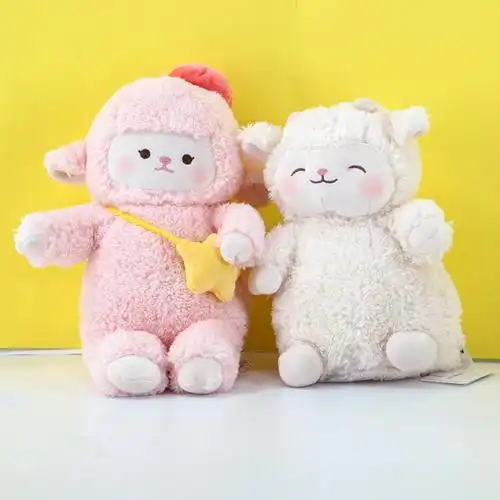 名创优品羊咩咩系列毛绒公仔miniso可爱玩偶抱枕靠垫娃娃玩具