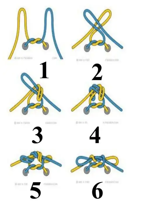 系鞋带步骤图.doc