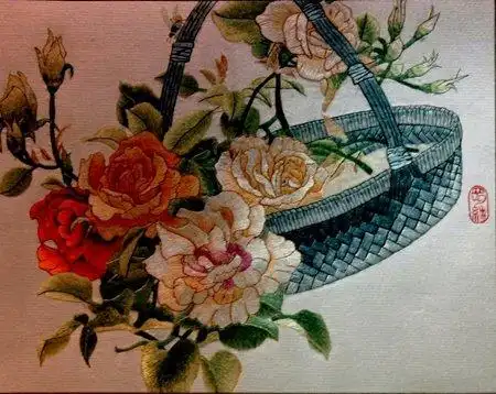 蜀绣也称"川绣",中国四大名绣之一.