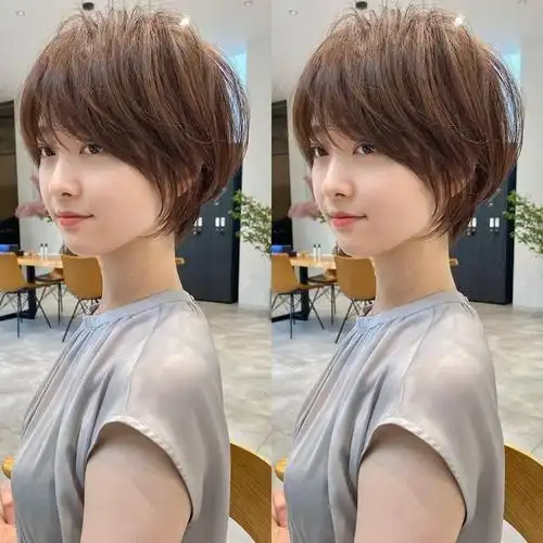 短碎发是一种最常见的女士发型,蓬松自然又有线条感,适合大多数女性?