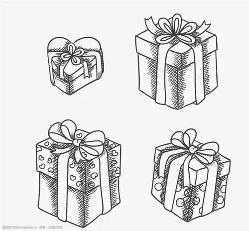 关键词:手绘蝴蝶结礼盒矢量素材 蝴蝶结 丝带花 礼盒 礼包 节日 礼物