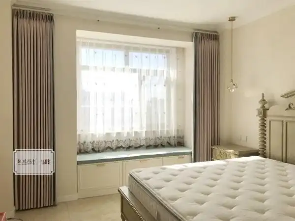 如鱼得水窗帘精品窗帘为什么要做满墙落地看完你就懂了