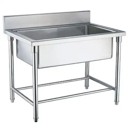厂家直销 不锈钢单星盆 酒店餐馆学校厨房食堂不锈钢单星盆 不锈钢洗