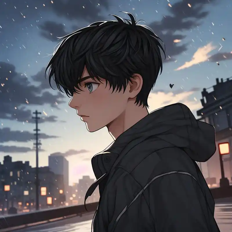 男生动漫头像,干净又治愈!