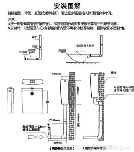 感应水箱 蹲便器节能水箱全自动厕所蹲厕大小便冲水器冲水阀5886