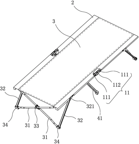 cn208892059u_一种折叠床