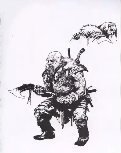 速写素材韩国插画家金政基的速写稿