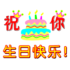 祝您生日快乐聊天动态表情图