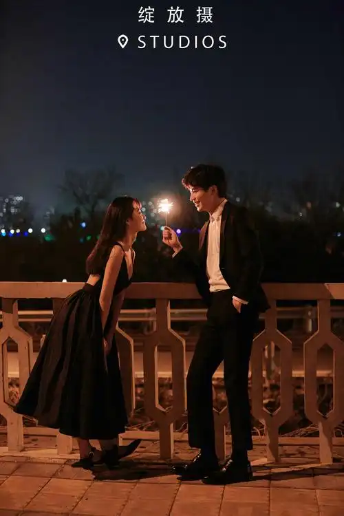 夜景婚纱照 | 星光与烟火
