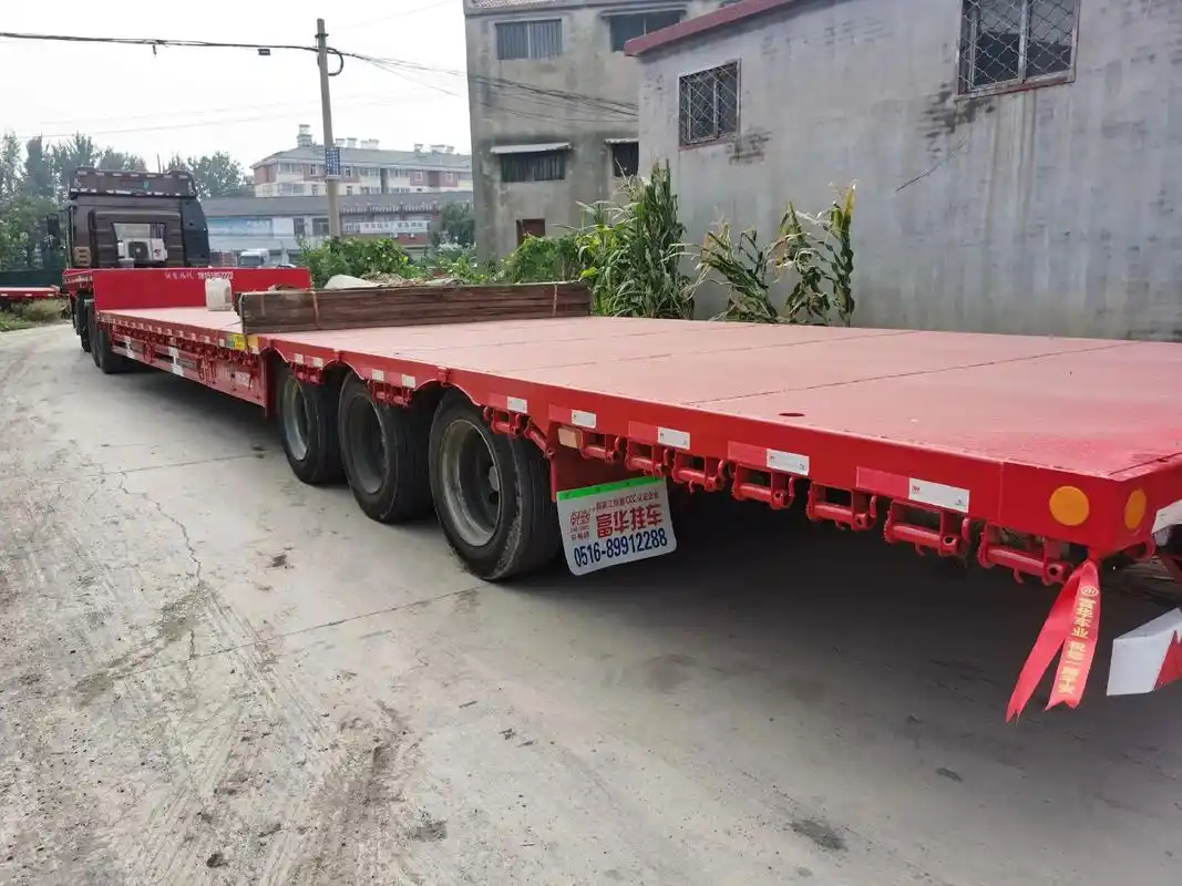 17米5大板车 #全国卡友 #低平板半挂车 #富华挂车斌哥 - 抖音