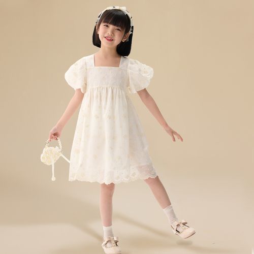 女童裙子春夏季中大童儿童可爱甜美女孩薄款公主连衣裙