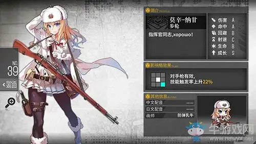 少女前线战术人形的身高推测