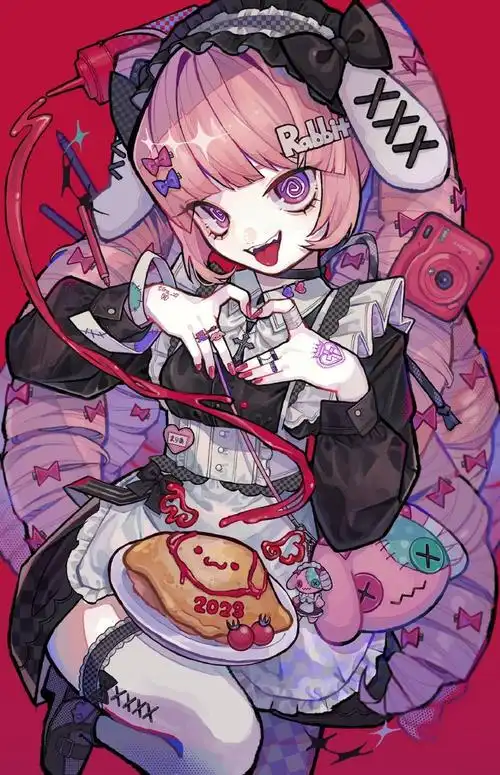 【#画师推荐#】画师:てぃら (twi:@tira_27)w嘴让俏皮感加倍!