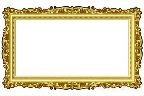 雕刻与复古装饰品矢量图的矢量复古边框框架