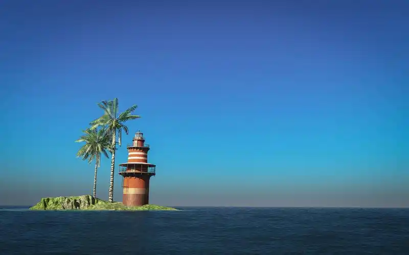 灯塔图片大全唯美
