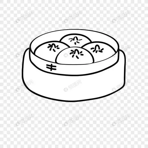 包子铺怎么画简笔画