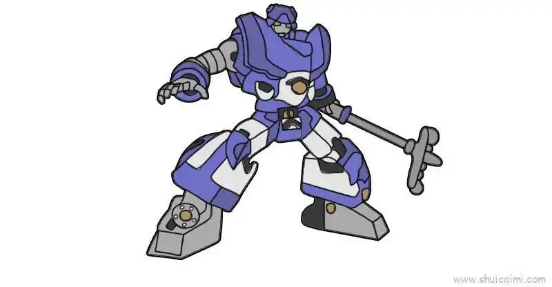 变形金刚儿童画怎么画变形金刚简笔画好看