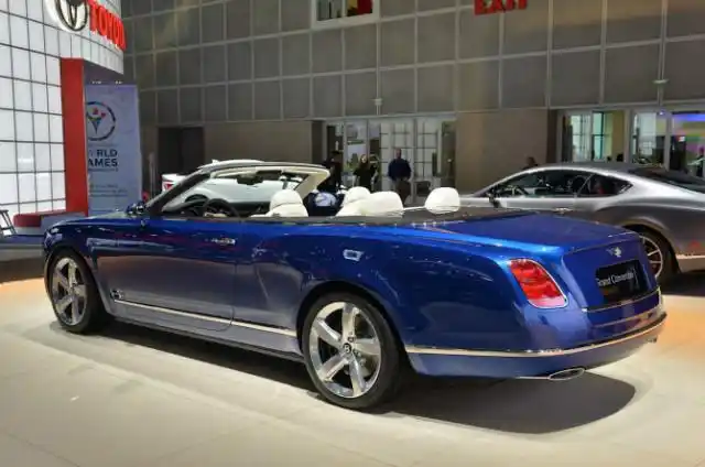 宾利最顶级的慕尚推出敞篷版grandconvertible概念车