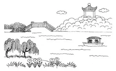 公园简笔画公园简笔画简单又漂亮