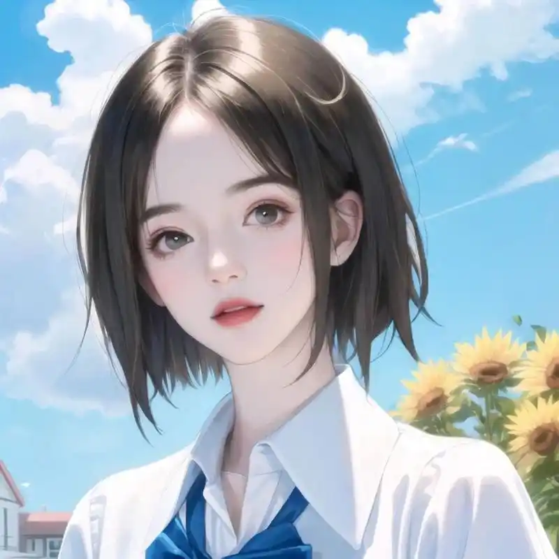 007丨校园风短发女生头像 越来越喜欢这样的人,不诉苦,不煽情,不靠