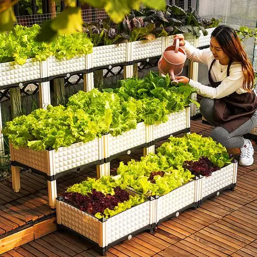 蔬菜阳台种植架子神器花盆长方形种菜