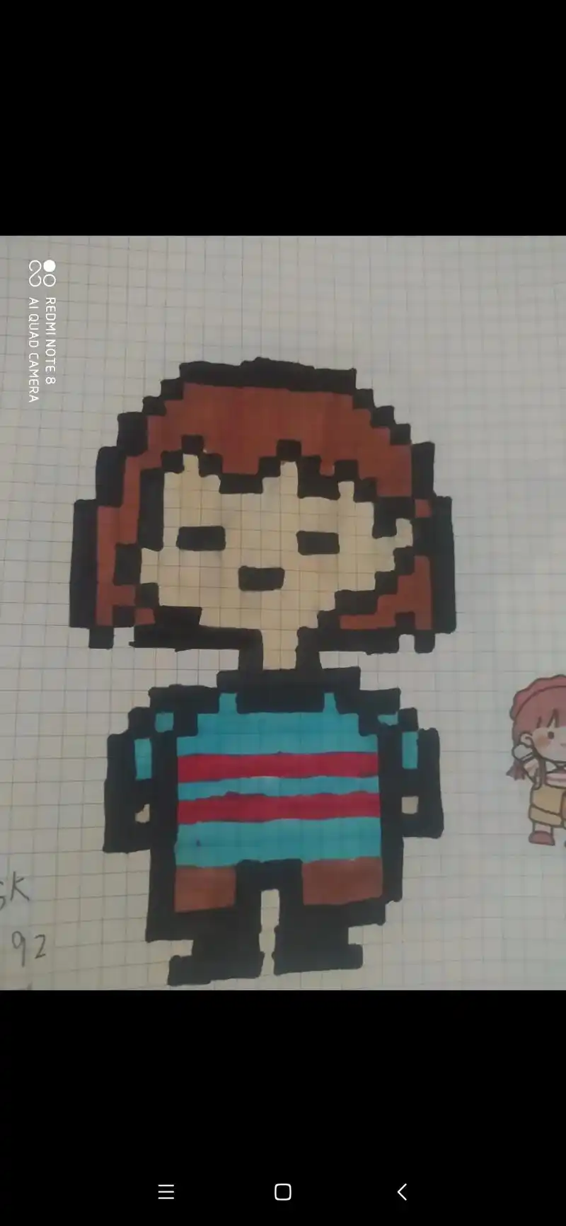 传说之下 #像素画 #原创不易请勿抄袭 - 抖音