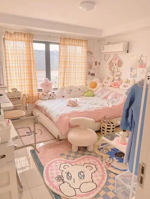 少女心卧室少女心温馨可爱卧室布置