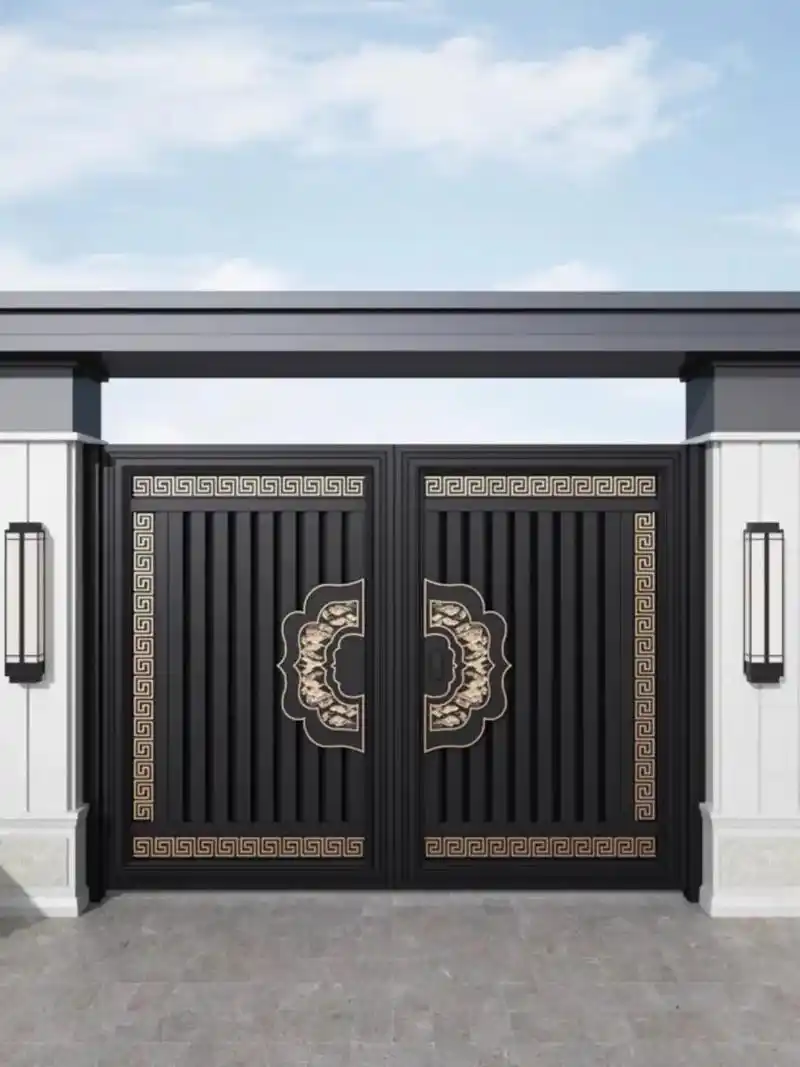 新款不生锈不褪色庭院大门.