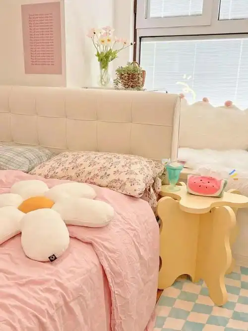 ins风卧室|敲温柔的奶油少女心小屋,独居女生的幸福小天地