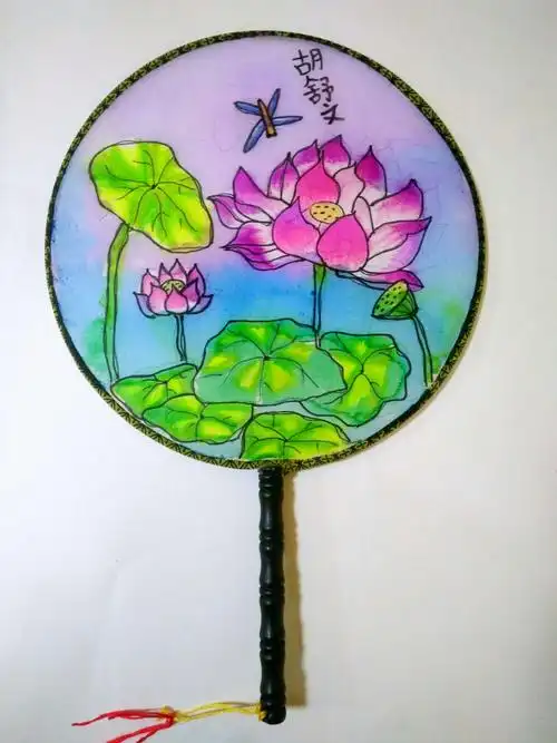 淘雨轩美术学校三路校区大师班《手绘团扇》