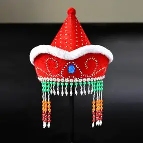 少数民族头饰女童