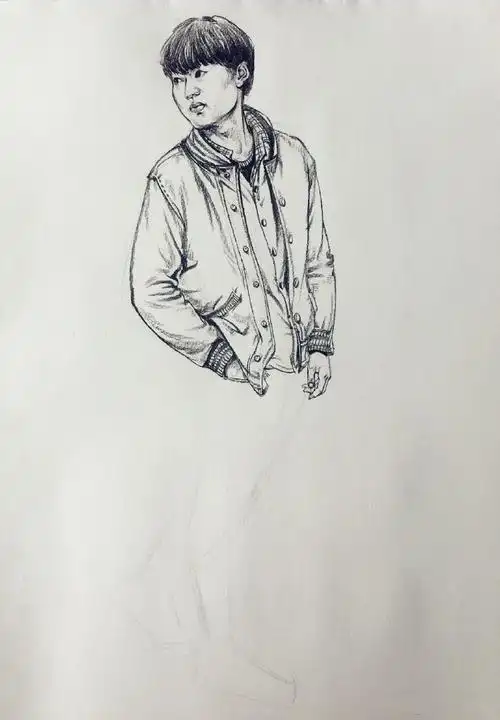 速写人物简单入门步骤手把手教你画速写人物