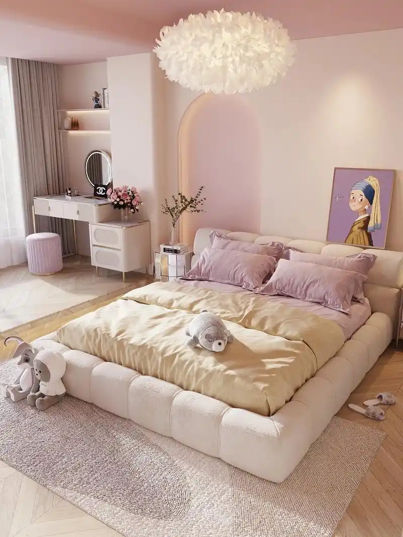 少女心卧室装修93被可爱包围满满的幸福感.