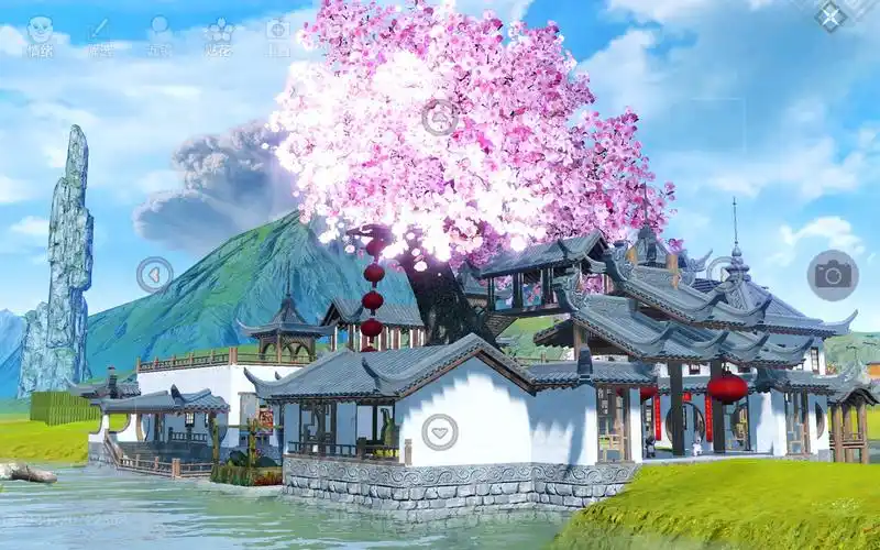 【建造小赏】《妄想山海》家园建造一步一景,巧借地势,如何利用好一棵