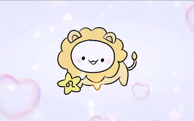 简笔画|十二星座系列~七月份的尾巴你是狮子座