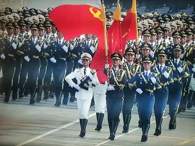 2019年国庆阅兵,游行图片纪实(一)